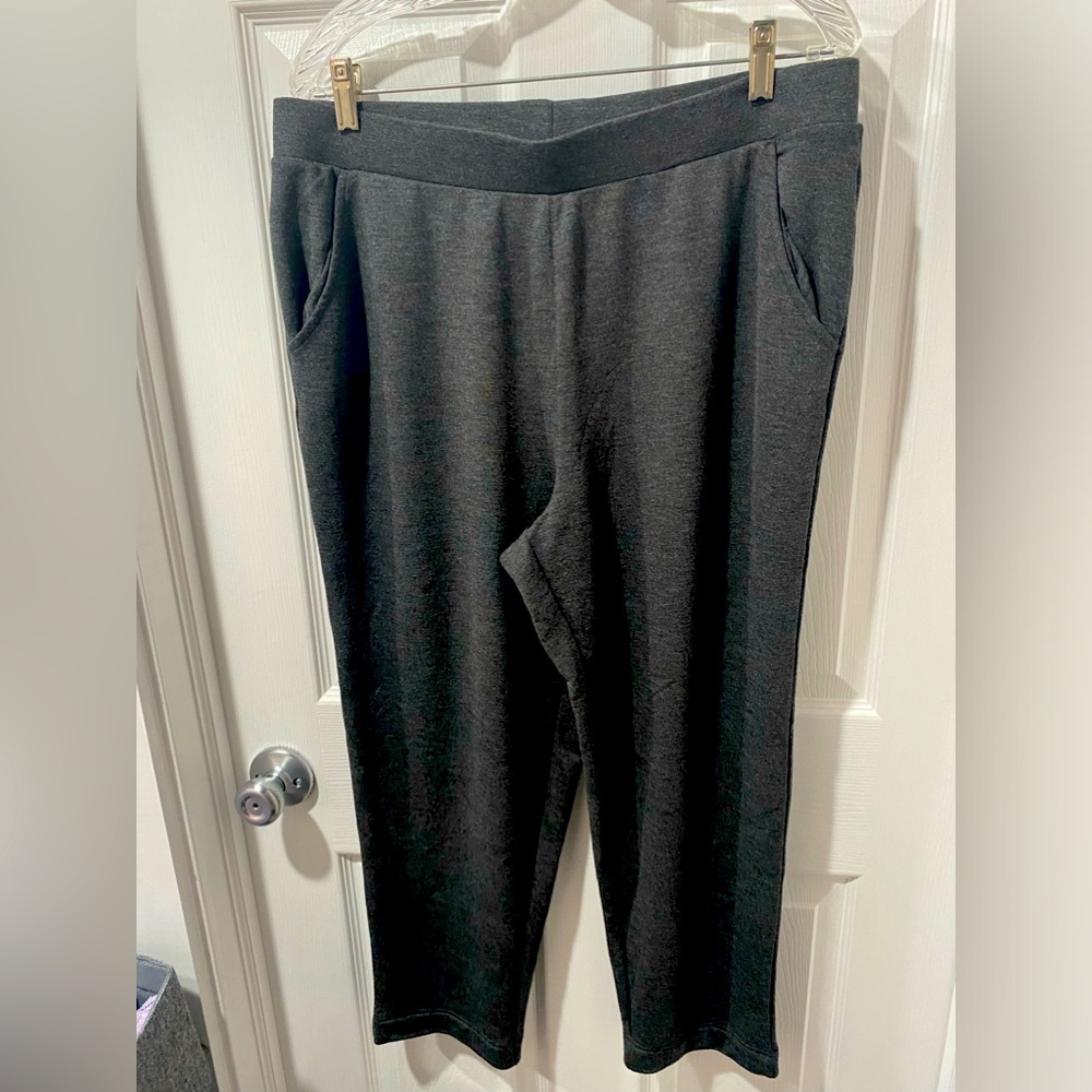 Jessica Simpson women’s joggers, size L, good condition, dark gray.